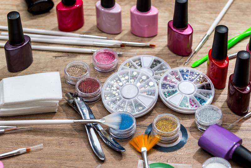 Manicure accessories you will need. Gather your own set